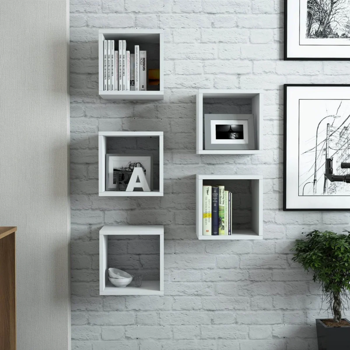 رفوف حائط موديل Box - Image 2