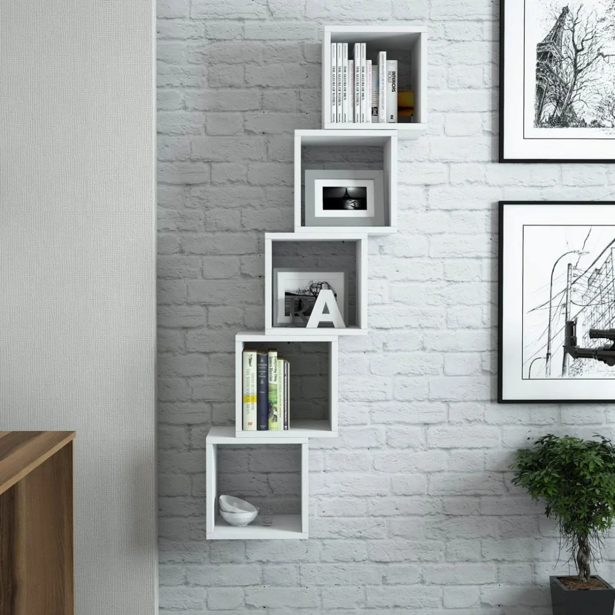 رفوف حائط موديل Box - Image 3