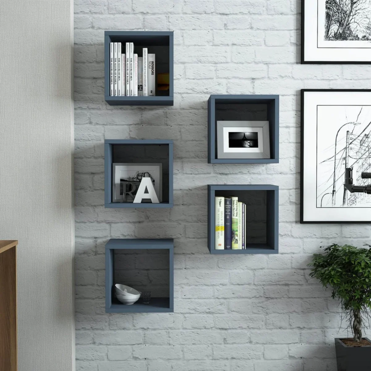 رفوف حائط موديل Box - Image 2